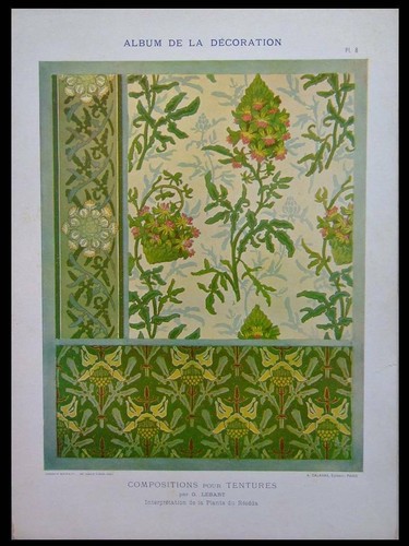 Jugendstil wandbehänge - jugendstil,