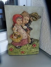 Altes Relief Wachsbild -