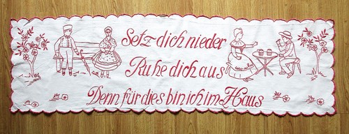 Sehr alter wandbehang aus - sehr,