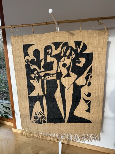 Kunst wandbehang 120 cm - kunst,