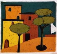 Wandbehang Baumwolldruck