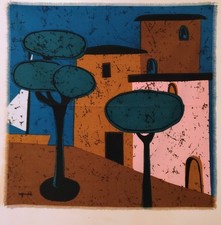 Wandbehang Baumwolldruck