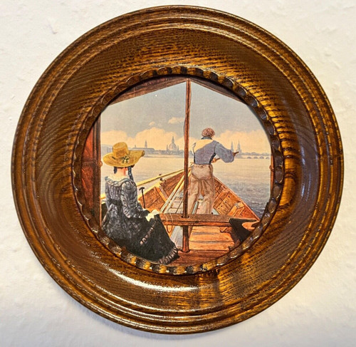 Wandbild oval carl gustav - wandbild,