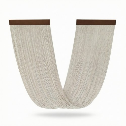 Wandbehang mit holzleiste - wandbehang,