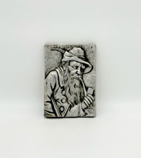 Gussbild Motiv alter Mann mit