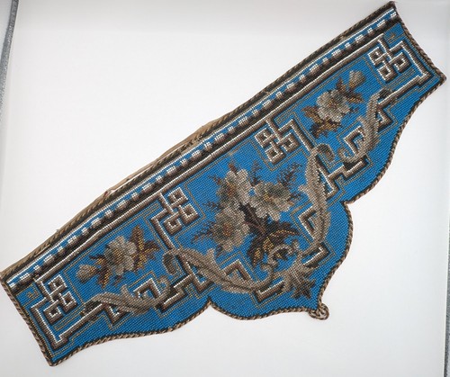 Antikes perlenbild wandbehang - perlenbild,