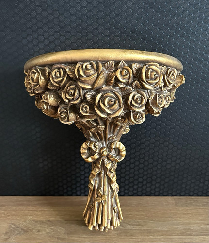 Wandkonsole barock rosen - wandkonsole,