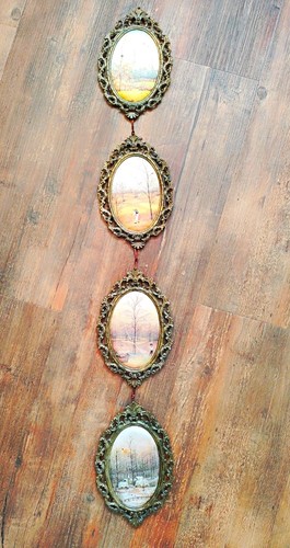 Wandbild 4er set ovale - 4er-set,,
