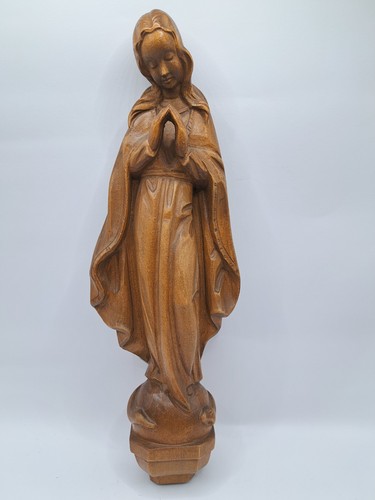 Vintage madonna aus holz - vintage, –