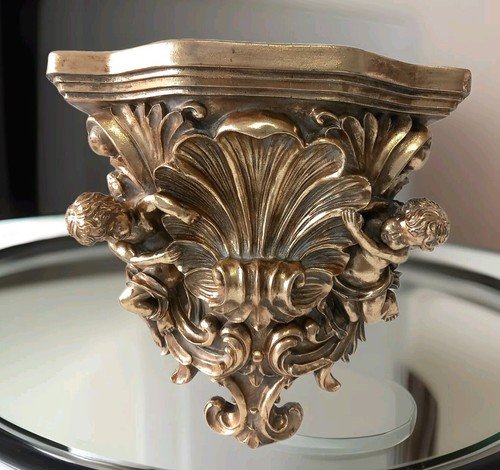 Wandkonsole barock putten - wandkonsole,