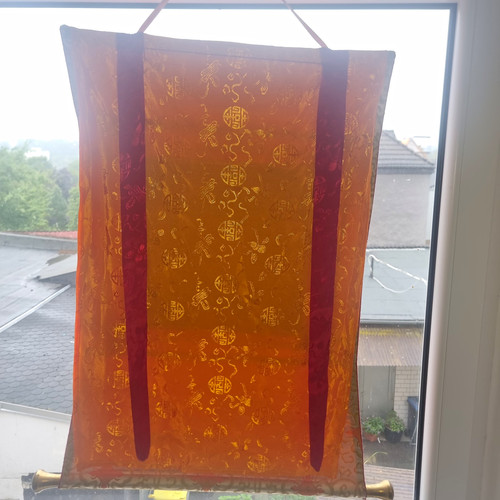 Thangka wandbehang rundes - wandbehang,