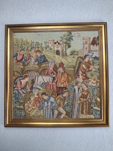 Vintage gobelin wandteppich - vintage,