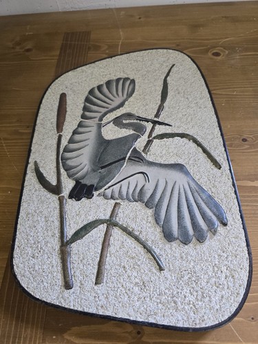 Vintage wandbild vogelrelief - vintage,