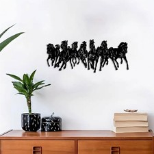 Metallpferd Wand Kunst