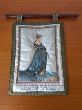 Vintage Seide Wandbild Jean