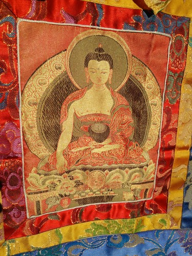 Tibetischer buddha wandbehang - buddha,