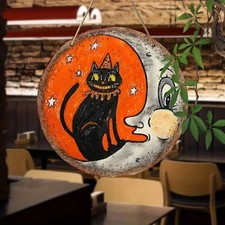 Vintage Wanddekoration Katze