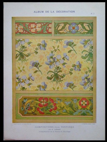 Jugendstil wandbehänge - jugendstil,