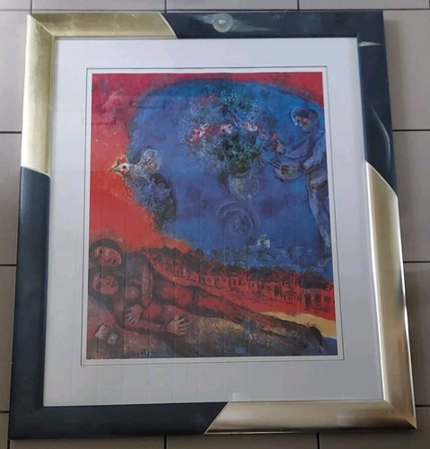 Handgemalter rahmen bild - handgemalter,