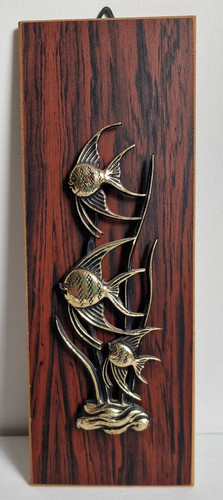 Wandbild fische relief - wandbild,