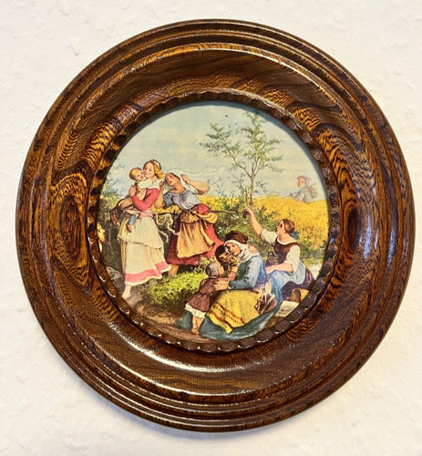 Wandbild oval ludwig - a.,