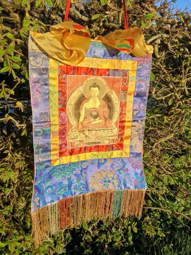 Tibetischer buddha wandbehang - tibetischer,
