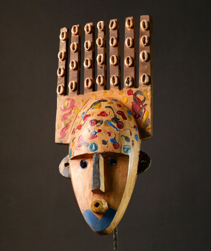 Vintage afrikanische maske - vintage,