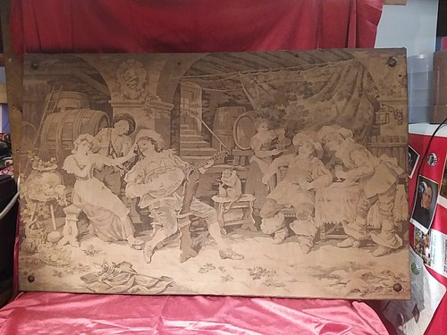 Gobelin bild allegorie - gobelin,