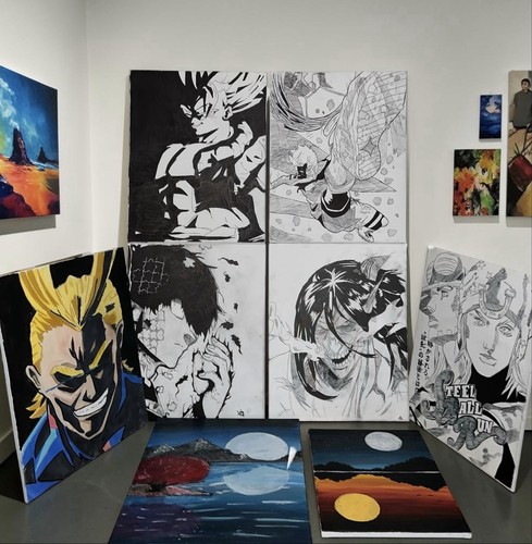 All these drawings and - drawings,