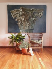 Wandbehang Malerei Handarbeit